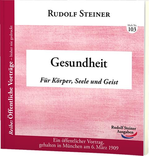 Beispielbild fr Steiner, R: Gesundheit zum Verkauf von Blackwell's