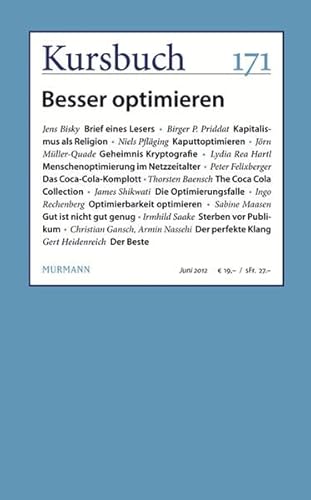 Beispielbild fr Kursbuch Nr. 171 - Besser optimieren zum Verkauf von medimops