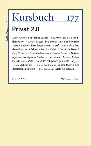 Beispielbild fr Kursbuch Nr. 177. Privat 2.0 zum Verkauf von medimops