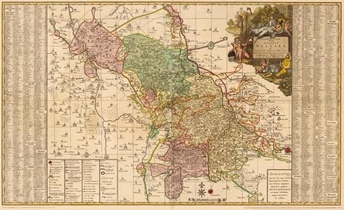 9783867770217: Groe historische Karte: mter Meissen, Nossen, Oschatz und Wurtzen, 1750