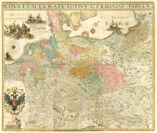 9783867774949: Historische Karte: DEUTSCHLAND um 1630 (Plano 2 Bgen)