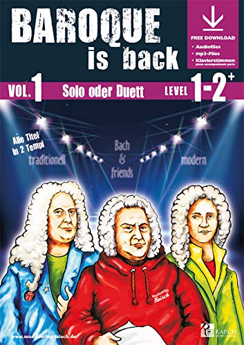 9783867840910: Baroque is back Vol.1 fr Tuba C (play-along / Notenheft mit Begleit-CD)