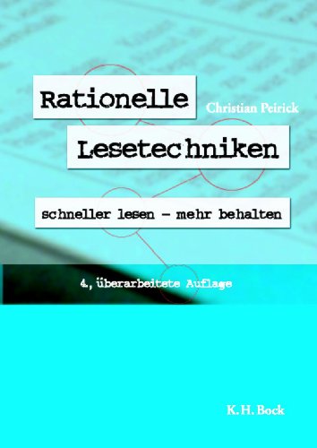 Beispielbild fr Rationelle Lesetechniken: Schneller Lesen - Mehr behalten zum Verkauf von Studibuch