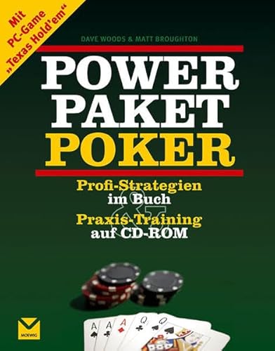 Stock image for Power-Paket Poker : Profi-Stratgien im Buch, Praxis-Training auf CD-ROM ; [mit PC-Game "Texas hold'em"] for sale by Versandantiquariat Jena