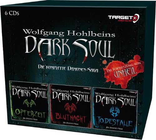 Beispielbild fr Wolfgang Hohlbeins DARK SOUL - Die Dmonen-Saga in einer Box: Opferzeit / Blutnacht / Todesfalle, 6 CDs (TARGET - mitten ins Ohr) zum Verkauf von medimops