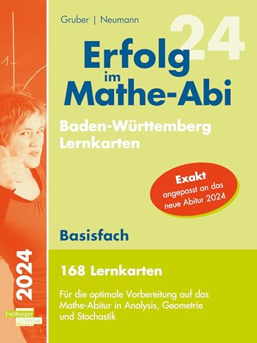 Stock image for Erfolg im Mathe-Abi 2024, 168 Lernkarten Basisfach Allgemeinbildendes Gymnasium Baden-Wrttemberg for sale by GreatBookPrices