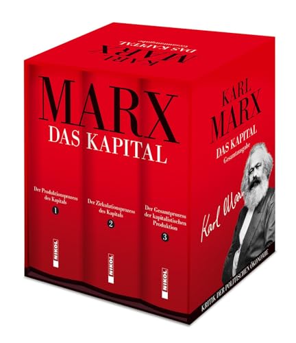 Das Kapital Vollständige Gesamtausgabe 3 Bände im Schuber Karl Marx 