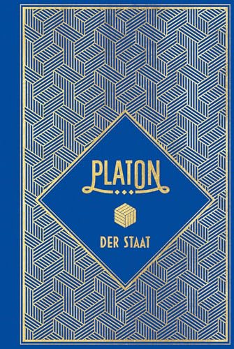 Platon. Der Staat. Leinen mit Goldprägung. - Platon