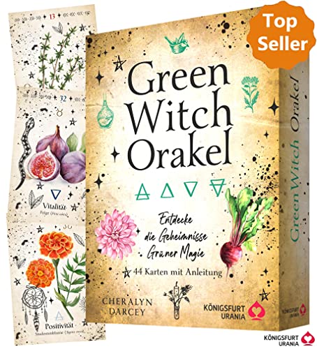 9783868267907: Green Witch Orakel - Entdecke die Geheimnisse Grner Magie, 44 Karten mit Anleitung in hochwertiger Stlpdeckelschachtel (Orakelkarten, Geschenk fr Grtner*innen, grne Hexen)