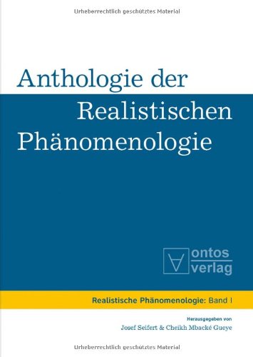 9783868380293: Anthologie der realistischen Phnomenologie