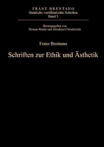 Schriften zur Ethik und Ã„sthetik (9783868380910) by Thomas Binder