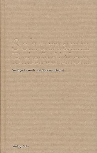 Schumann-Briefedition.