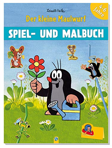 Trötsch Der kleine Maulwurf Spiel und Malbuch Malbuch Beschäftigungsbuch Ausmalbuch - Trötsch Verlag GmbH & Co. KG