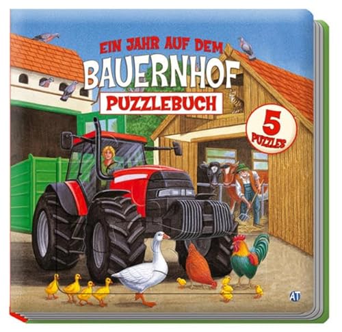 Beispielbild fr Puzzlebuch "Ein Jahr auf dem Bauernhof" zum Verkauf von medimops