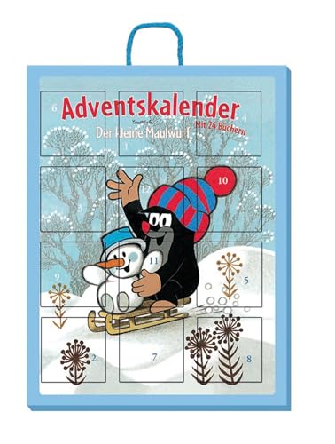 9783868486599: Trtsch Der kleine Maulwurf Minibcher Adventskalender: Weihnachtskalender fr Kinder