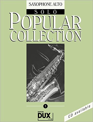 9783868490251: Popular Collection 1 fr Altsaxophon Solo