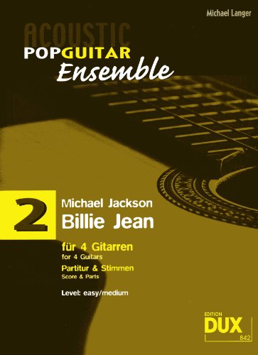 Beispielbild fr Billie Jean arrangiert fr vier Gitarren: arrangiert fr 4 Gitarren - Part & Stimmen zum Verkauf von medimops