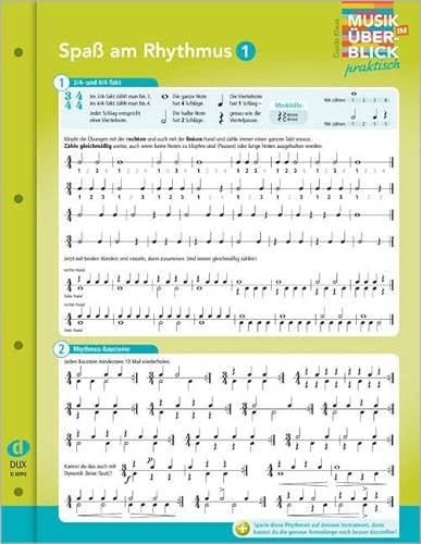 Imagen de archivo de Spa am Rhythmus 1 "Musik im berblick" -Language: german a la venta por GreatBookPrices