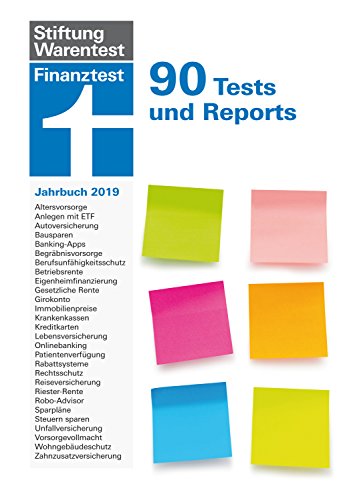 Beispielbild fr Finanztest Jahrbuch 2019: 90 Tests und Reports zum Verkauf von medimops