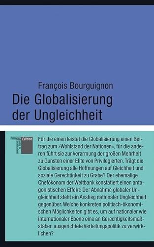 Imagen de archivo de Die Globalisierung der Ungleichheit a la venta por medimops