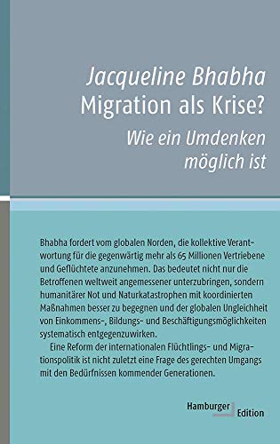 Stock image for Migration als Krise? Wie ein Umdenken mglich ist (kleine reihe) for sale by medimops