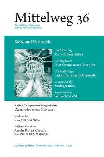 Beispielbild fr Mittelweg 36. Zeitschrift des Hamburger Instituts fr Sozialforschung: Stolz und Vorurteile zum Verkauf von medimops