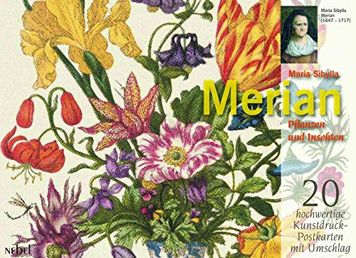 9783868620283: Merian Karten-Set 40-teilig: Kunstvolle Merian-Pflanzen/Insekten-Motive fr jeden Anlass
