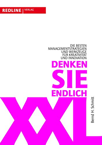 Stock image for Denken Sie endlich XXL: Die besten Managementstrategien und Werkzeuge fr Kreativitt und Innovation for sale by medimops