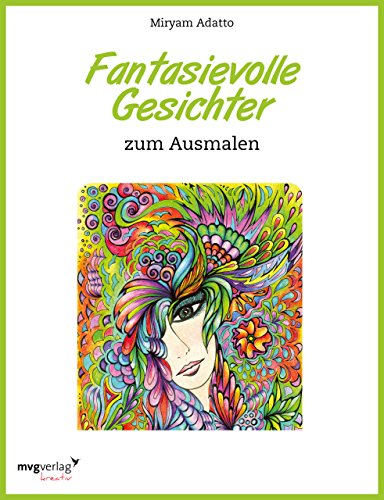 9783868826241: Fantasievolle Gesichter zum Ausmalen