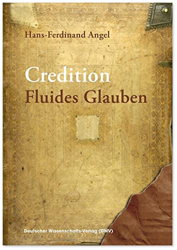 Beispielbild fr Credition. Fluides Glauben zum Verkauf von Blackwell's