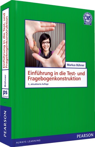 9783868940336: Einfhrung in die Test- und Fragebogenkonstruktion