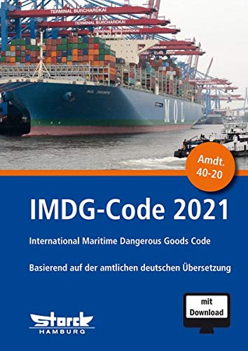 9783868974256: IMDG-Code 2021: inkl. Amdt. 40-20 basierend auf der amtlichen deutschen bersetzung