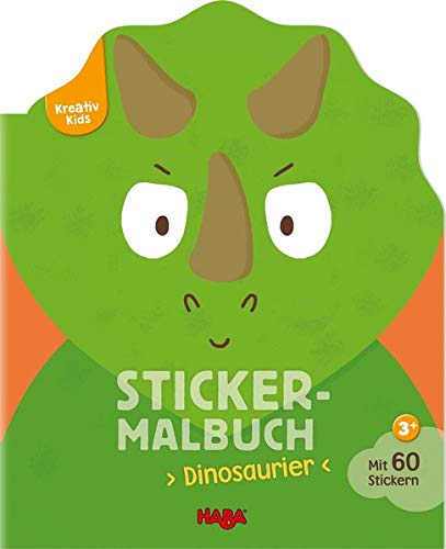 9783869142760: Kreativ Kids - Sticker-Malbuch Dinosaurier