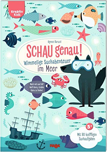 Stock image for Schau genau! Wimmelige Suchabenteuer im Meer for sale by Revaluation Books