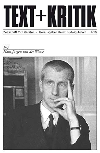 Imagen de archivo de Hans Jrgen von der Wense -Language: german a la venta por GreatBookPrices