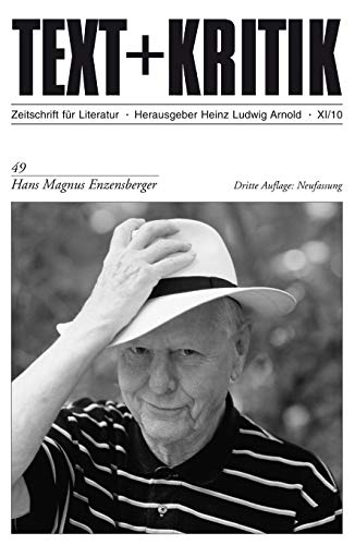 Hans Magnus Enzensberger (9783869160832) by Unknown Author