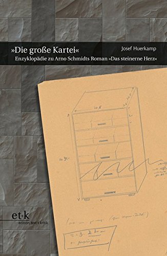 Beispielbild fr Bargfelder Bote Die groe Kartei : Enzyklopdie zu Arno Schmidts Roman "Das steinerne Herz" zum Verkauf von Buchpark