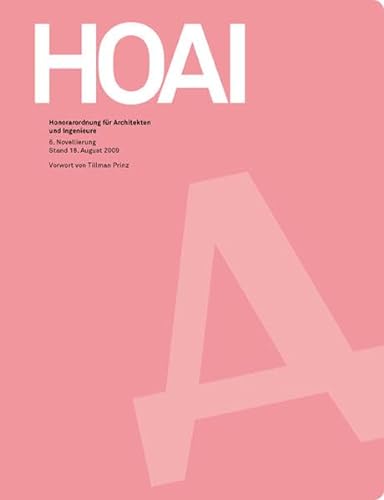 9783869220291: HOAI -Honorarordnung fr Architekten und Ingenieure