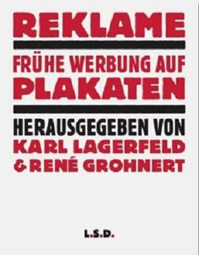 Reklame. Frühe Werbung auf Plakaten. 5 Bände in exclusiver Holzbox. Aus der Plakatsammlung Karl L...
