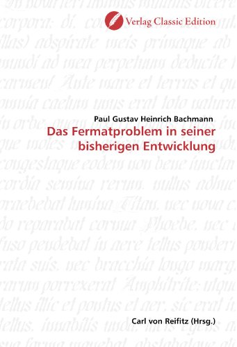 9783869322117: Das Fermatproblem in seiner bisherigen Entwicklung