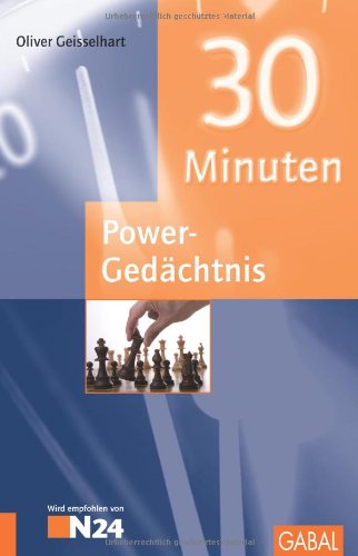 Stock image for 30 Minuten Power-Gedchtnis for sale by Kultgut