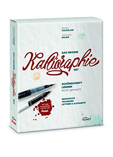 9783869417882: Das groe Kalligraphie-Set - Schnschrift lernen leicht gemacht: Buch mit 2 Kalligraphie-Stiften von Pentel