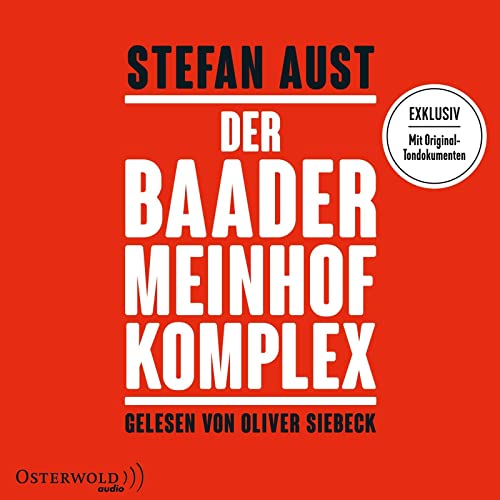 Stock image for Der Baader-Meinhof-Komplex: Exklusiv mit Original-Tondokumenten: 6 CDs for sale by medimops