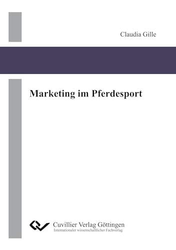 Stock image for Marketing im Pferdesport for sale by medimops