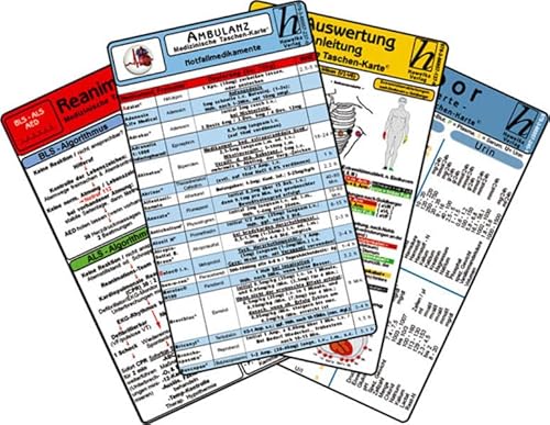 Beispielbild fr Ambulanz Karten-Set - EKG, Laborwerte, Notfallmedikamente, Reanimation zum Verkauf von Blackwell's