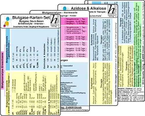 Beispielbild fr Blutgase-Karten-Set - Medizinische Taschen-Karte zum Verkauf von Blackwell's