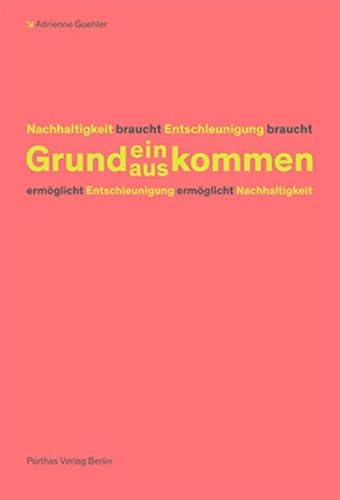 9783869641256: Nachhaltigkeit braucht Entschleunigung braucht Grundein/auskommen ermglicht Entschleunigung ermglicht Nachhaltigkeit