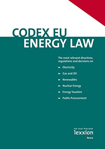 Beispielbild fr Codex EU Energy Law zum Verkauf von Buchpark