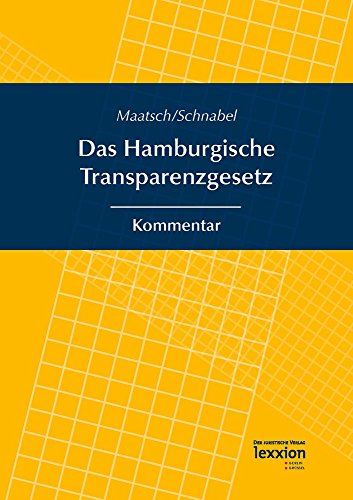 Stock image for Hamburgische Transparenzgesetz for sale by ISD LLC