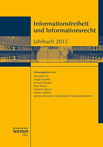 Stock image for Informationsfreiheit und Informationsrecht for sale by ISD LLC